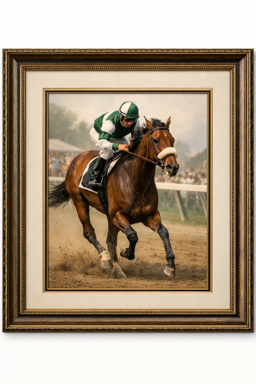 Framed Horse Racing Photograph – Collector’s Edition