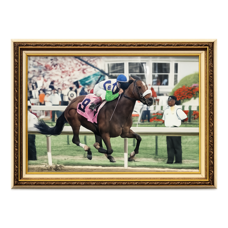 Framed Horse Racing Photograph – “Farrar No. 8” Collector’s Edition